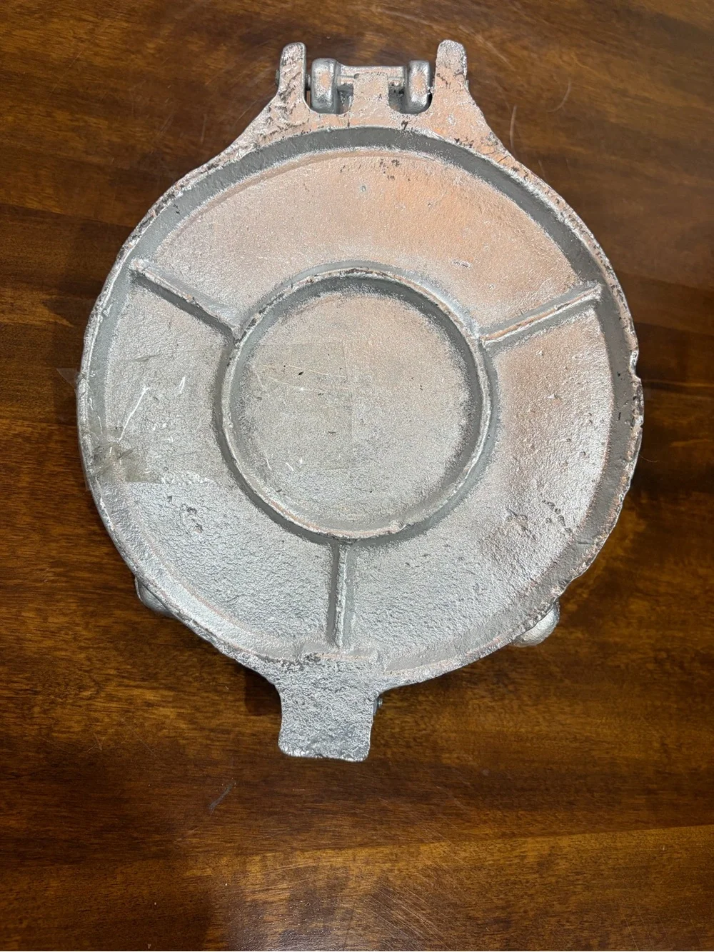 Silver Cast Aluminum Tortilla Press - Silver